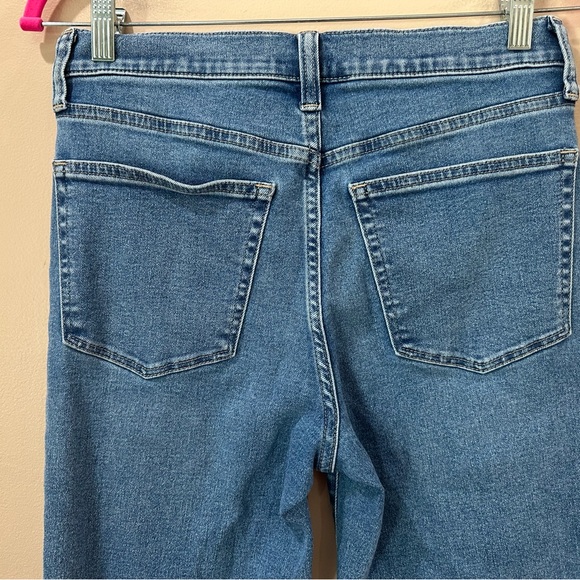 J.Crew Stovepipe Jeans Womens 27P Signature Stretch Medium Wash High Rise - Picture 3 of 7